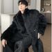 Men's Clothing Autumn And Winter New Fashion Leather Coat Fox Winter Coat Thick Warm Fur Windbreaker_voghion.com