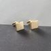 New Three Color Square Plated Smooth Metal Business Men's Cufflinks Fashionable And Simple French Shirt Cufflinks_voghion.com