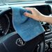 Asciugamano per auto in microfibra bicolore di alta qualità: ultra assorbente, ad asciugatura rapida, multiuso per auto, capelli e casa (logo personalizzato opzionale)_voghion.com