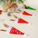 Christmas decorations small hat knife and fork set table decoration knife and fork bag wine bottle set_voghion.com