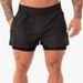 Doppellagige Gym-Shorts für Herren – Schnelltrocknende Mesh-Trainingsshorts mit Kompressionsfutter (Seitentaschen zum Laufen und Krafttraining)_voghion.com