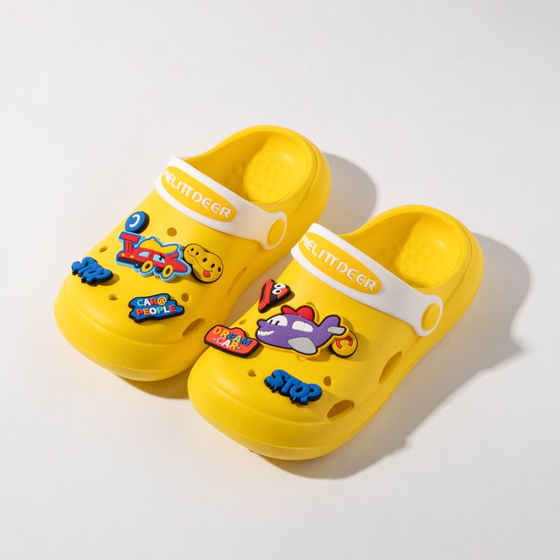 Mutter Kinder Hausschuhe Großhandel Sommer Jungen und Mädchen Sandalen Cartoon tragen beständig atmungsaktive Baby Sandalen Großhandel Loch Schuhe Sandalen_voghion.com