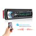 Car Stereo Audio Car Radio Player MP3 Radio with AUX-IN SD USB DC 12V USB MP3 MMC WMA FLAC Bluetooth_voghion.com