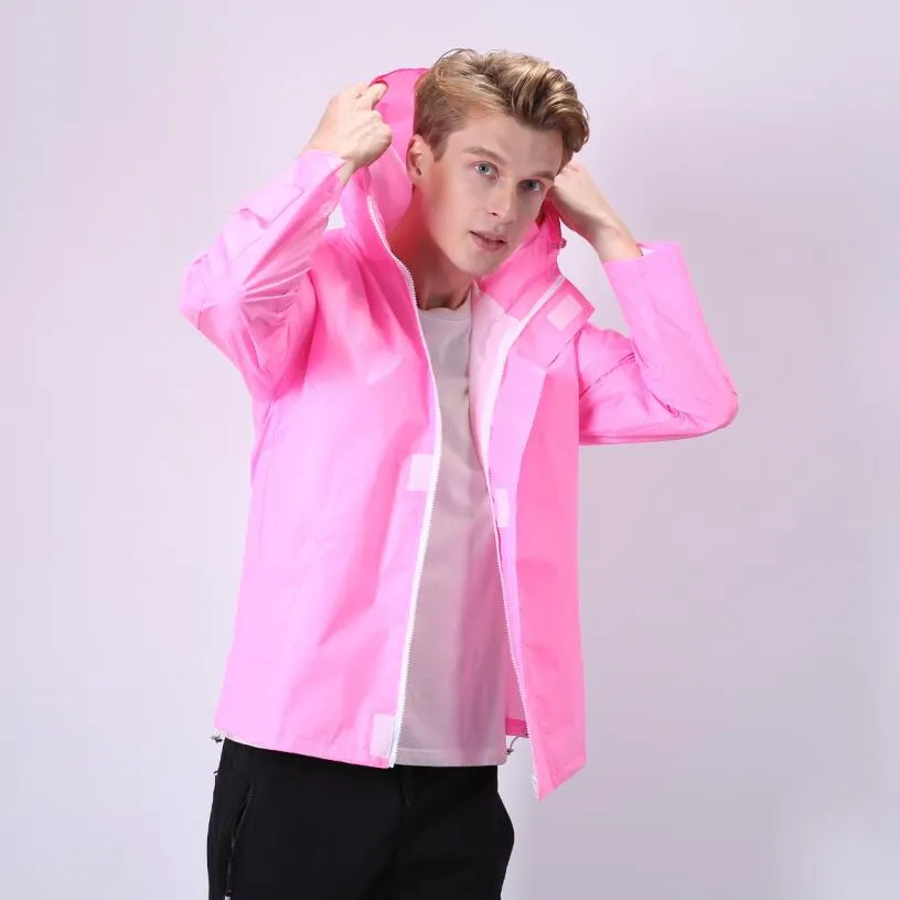 Men's Clothing outdoor sports street dance reflective windbreaker hooded jacket without hip hop jacket_voghion.com