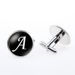 Schmuck A-Z Buchstabe Zeit Französisch Silber Herren Hemd Manschettenknöpfe_voghion.com