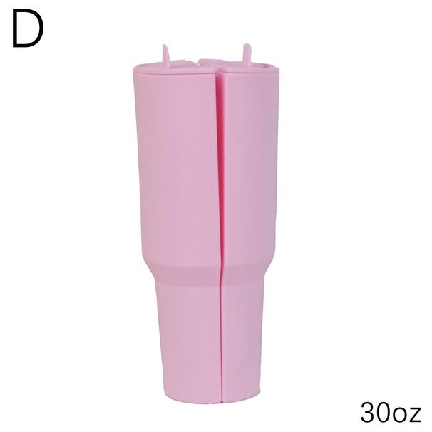 Separador de bebidas 2 em 1, revestimento de silicone para copo Stanley de 40 onças, acessórios divisores de copos, bandeja interna para bebidas de dois lados_voghion.com