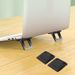 1 Pair Mini Laptop Stand Invisible Desktop Holder Support Notebook Cooling Pad Stand For Macbook Universal Laptop Feet Holder_voghion.com
