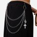 Jewelry Geometric Multi-layer Hollow Cross Pants Instagram Style Hip-hop With Skirt Waist Chain_voghion.com