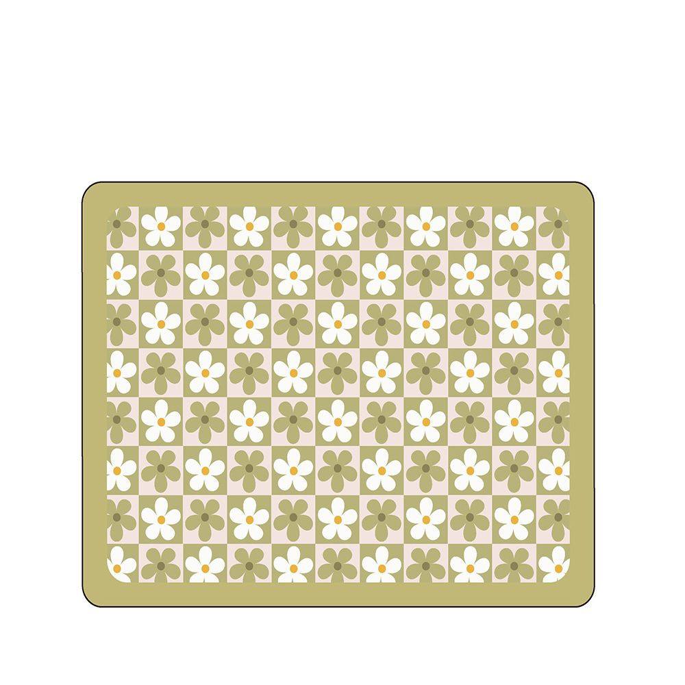 Borei Tech Fabric Kitchen Mat – Non-Slip, Absorbent (Sicilian Floral Design, Multiple Sizes, Easy Clean)_voghion.com