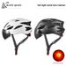 Kerékpáros sisak férfi nyári hegyi úti autó mágneses szemüveg lovaglósisak hátsó lámpával biztonsági sapka felszerelés_voghion.com