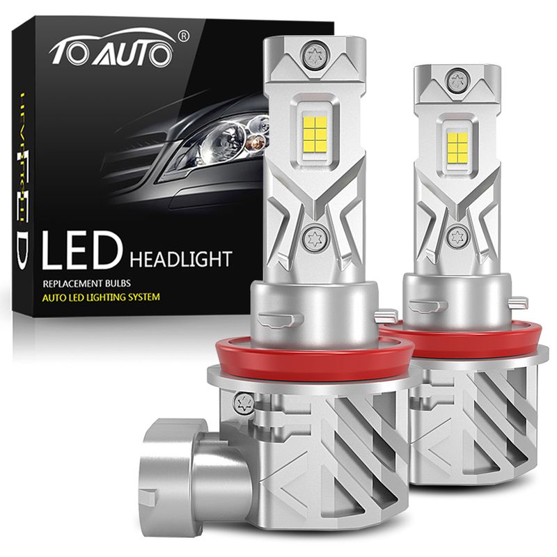 H11 H8 Car Headlight Canbus 9005 HB3 9006 HB4 CSP LED Headlamp Bulb 100W Turbo Auto Lamp 6000K 12V_voghion.com