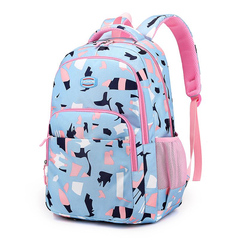 School Bag Backpack Fashion Girl Large Capacity Schoolbag Girl Primary School Backpack Girl Fresh Color Contrast_voghion.com
