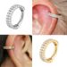 F136 Titan Septum Piercing Zirkon CZ Nuesréng Knorpel Scharniersegment Tragus Ouerréng Clicker Sexy Fraen Helix Kierperschmuck Grousshandel_voghion.com