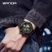 Men's Sporty Digital Analog Watch With Luminous Display, 50m Waterproof, Alarm Function, Round Dial, TPU Strap For Active Lifestyle_voghion.com