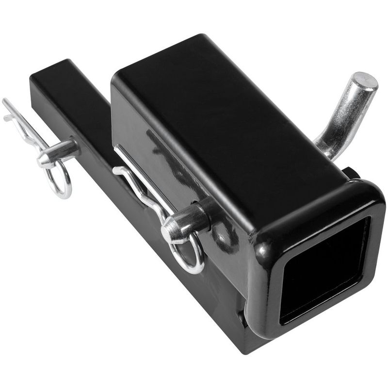 Hitch Adapter, 1-1/4' To 2' Receiver Hitch Extender Extension, Trailer Hitch Riser With 4' Rise/Drop, 6-1/2' Extension Length, 4000 Lbs Towing Capa_voghion.com