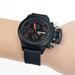Black Silicone Quartz Luxury Sport Military Wrist es Men Waterproof Clock Chronograph Large Dial e_voghion.com