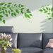Nordic stil green leaf home selbst-adhesive papier N1755 wohnzimmer schlafzimmer PVC dekorative wand aufkleber_voghion.com