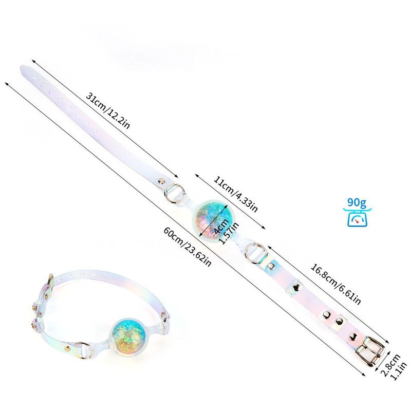 Toys Silicone SM Props Female Slave Training Plug Forced Deep Throat Mouth Ball Adult Sex Products_voghion.com
