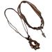 Collana con ciondolo in lega intrecciata, design con coulisse lunga, accessori unisex multistrato fatti a mano con perline_voghion.com