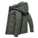 Abbigliamento maschile Giacca in seta e cotone invernale nuova giacca casual corta a scacchi con cappuccio spessa e calda_voghion.com