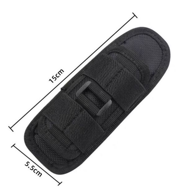 Outdoor-Taille Taktische 360 Multifunktions-rotierende Taschenlampe Universal Molle Quick-Draw Hängetasche_voghion.com