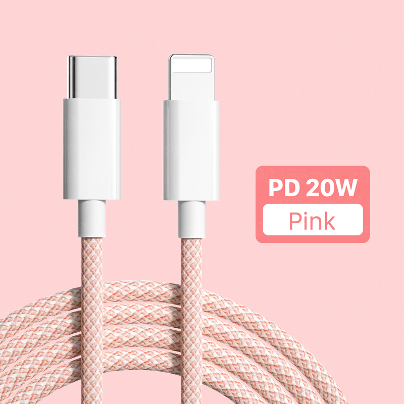 20W PD USB Cable Fast Charging For iPhone 14 13 Pro Max Type C to 8-Pin Charger Cable For iPhone 12 11 USB C D   _voghion.com