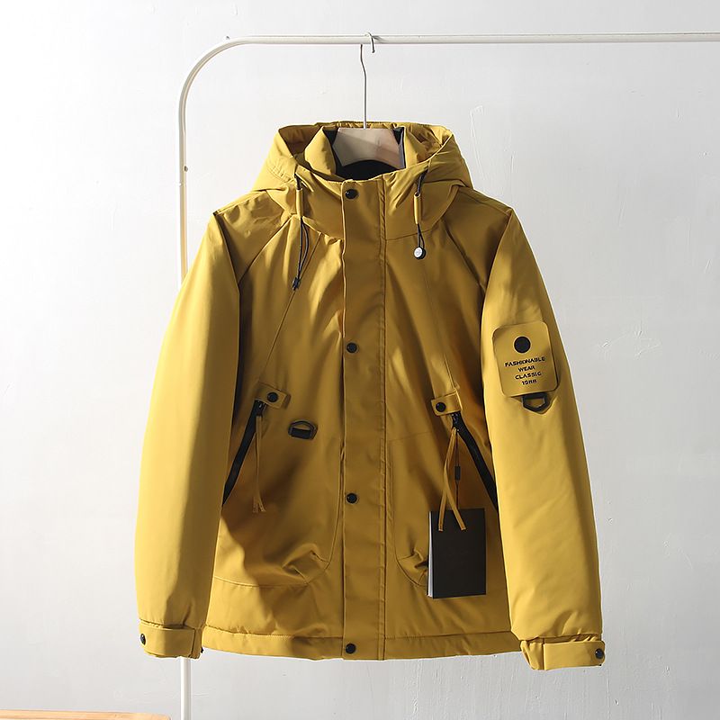Serie di abbigliamento maschile tecnologia antivento e impermeabile accumulo di calore e calore Waimao uomo inverno nuovo cappotto in cotone spesso con cappuccio_voghion.com