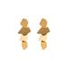 Fashionable New Titanium Steel With Polygonal Leaves, Long Multi-layer Tassel Earrings, Simple And High-end Earrings_voghion.com