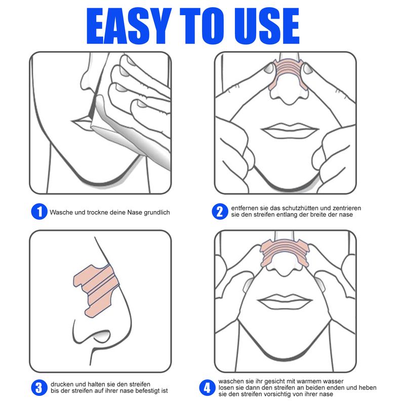 South Moon lindert verstopfte Nase, erweitert die Nasenschleimhaut, lindert Beschwerden bei Schlafstörungen und Schnarchen. Nasenbelüftungspflaster_voghion.com