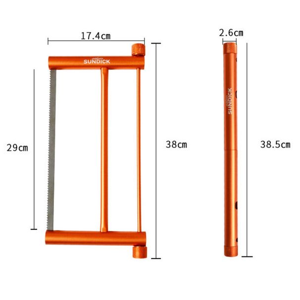 Zewnętrzna, ręcznie składana, uniwersalna piła linowa do obróbki drewna, przenośna, ręczna piła łańcuchowa_voghion.com