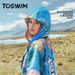 TOSWIM Schwimmen Bademantel Bad Strand Sonnenschutz Tauchen Heiße Quelle Schnelltrocknendes Handtuch Frauen Tragbarer Poncho_voghion.com