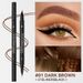 AMG Dual-Head Eyeliner & Fork Brow Pencil - Wasserfester, schweißfester, wischfester, definierter Augenbrauenstift_voghion.com