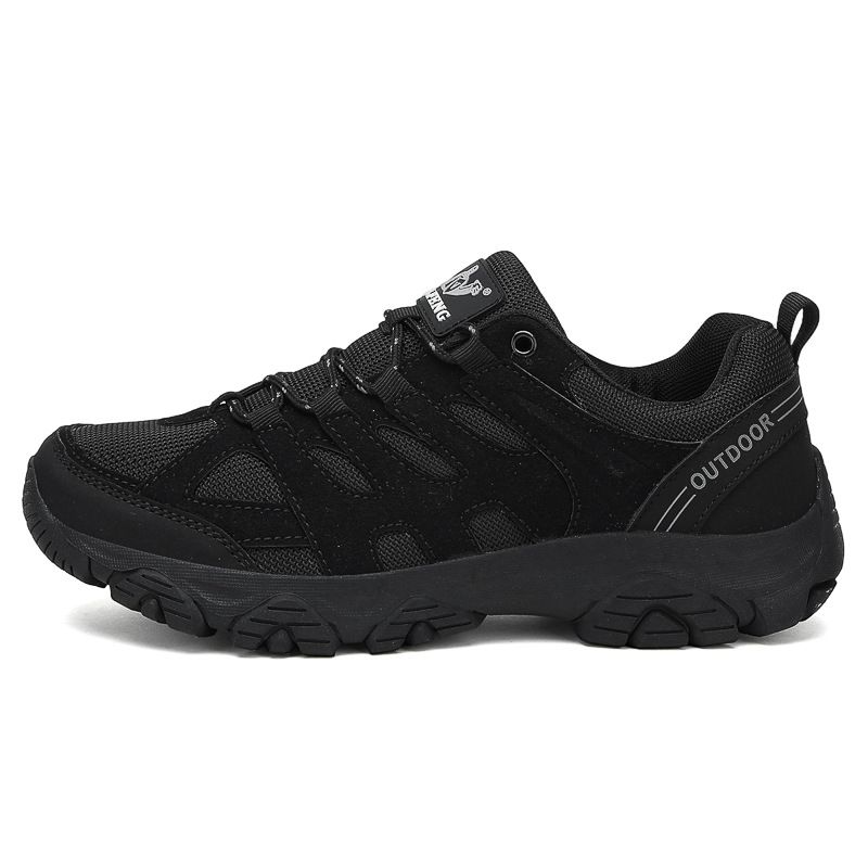 Large Size Men's Hiking Shoes Breathable Hiking Outdoor Sports Shoes Wear-resistant Men's And Women's Leisure_voghion.com