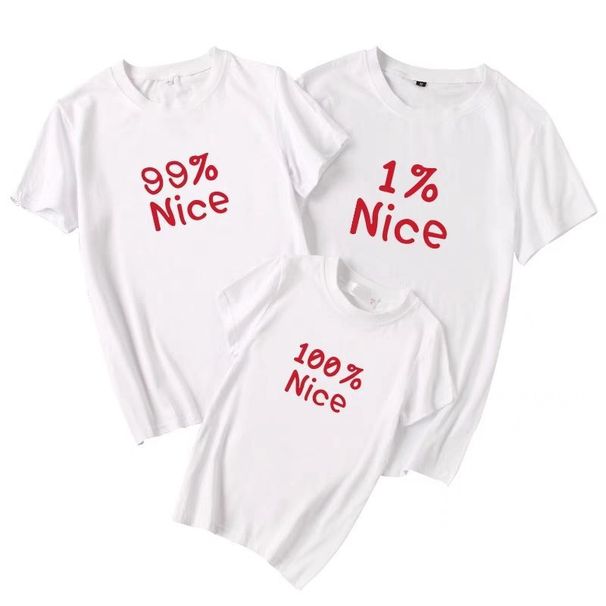 Ρούχα για Γονείς και Παιδιά Καλοκαιρινά Νέα Τάση Οικογένεια Δημιουργικό Μπλουζάκι με Κοντά Μανίκια Οικογένεια Τριών Μητέρα και Παιδί Ρούχα για Μητέρα και Κόρη Οικογένεια_voghion.com