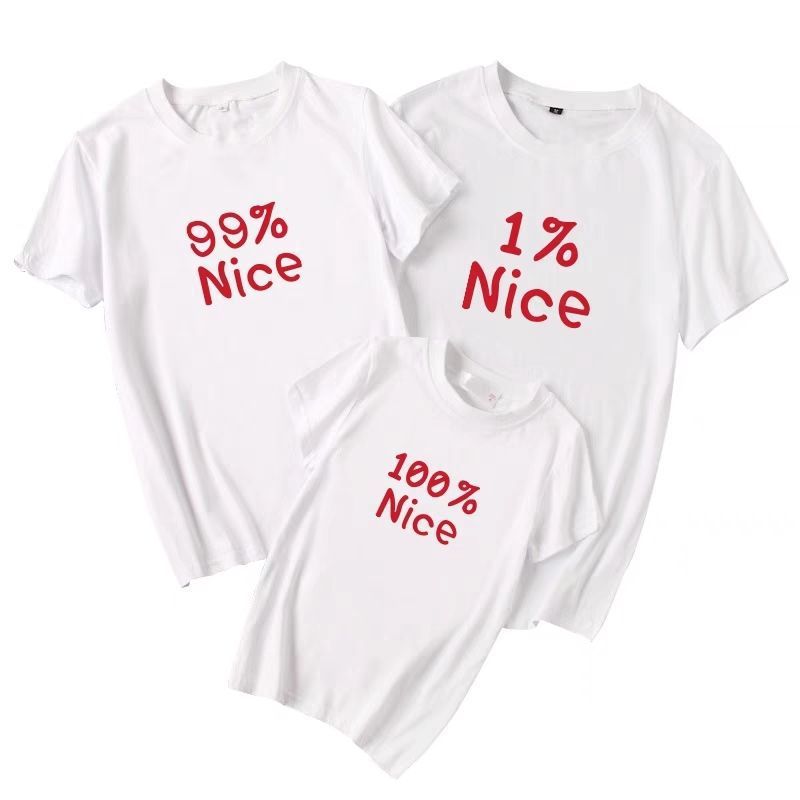 Parent Child Clothing Summer New Trend Family Creative Short Sleeved T Shirt Family Of Three Mother And Child Mother And Daughter Clothing Family_voghion.com