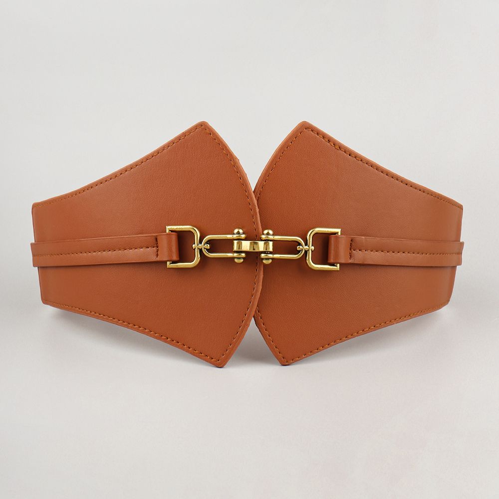 HEIßER breiter elastischer Korsettgürtel für Damen, Anzug, Stretch, Übergröße, Gürtel für Frauen, hochwertiger großer Bund, schwarz_voghion.com