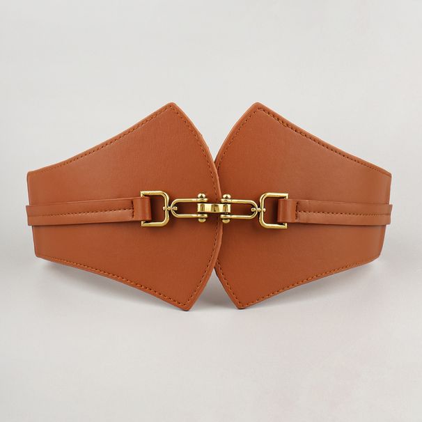 HEIßER breiter elastischer Korsettgürtel für Damen, Anzug, Stretch, Übergröße, Gürtel für Frauen, hochwertiger großer Bund, schwarz_voghion.com