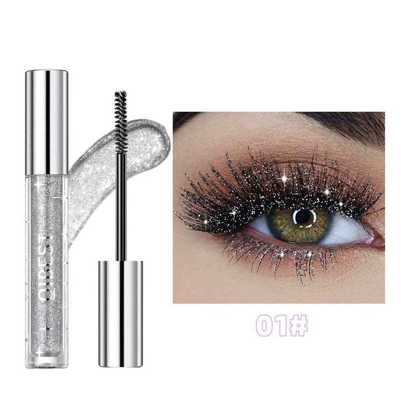 '3PCS'Glitter Drill Mascara Glitter Snowflake Waterproof Mascara_voghion.com