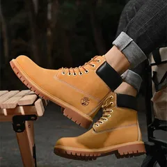 Übergroße Outdoor-Herrenschuhe Paar Britische Herren-Arbeitsschuhe