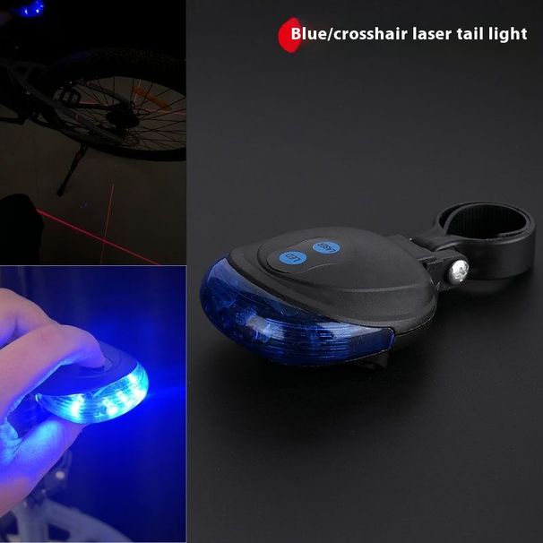 Cykelforlygter, Laser parallelle sikkerhedsadvarselsbaglygter, Mountainbike tilbehør til dødflyvende cykler, Cykeludstyr_voghion.com