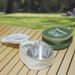 Outdoor Sierra 304 Stainless Steel Folding Cookware Camping Tableware Foldable Fixed Handle Bowl_voghion.com