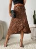 Eladó Benuynffy Boho Női Lezser Nyomtatott Megkötős Oldalt Átkötős Szoknya Elegáns Magas Derekú Női Nyári Aszimmetrikus Térdig Érő A-vonalú_voghion.com