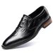 Elegante Herren-Freizeitschuhe mit dreidimensionalem Krokodilfuß-Muster, elegante Bankett-Schuhe aus Leder mit spitzer Zehenpartie_voghion.com