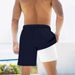 Pantaloncini da spiaggia ad asciugatura rapida da uomo, estivi, sottili, caldi, tinta unita, 2 in 1, casual, a doppio strato_voghion.com
