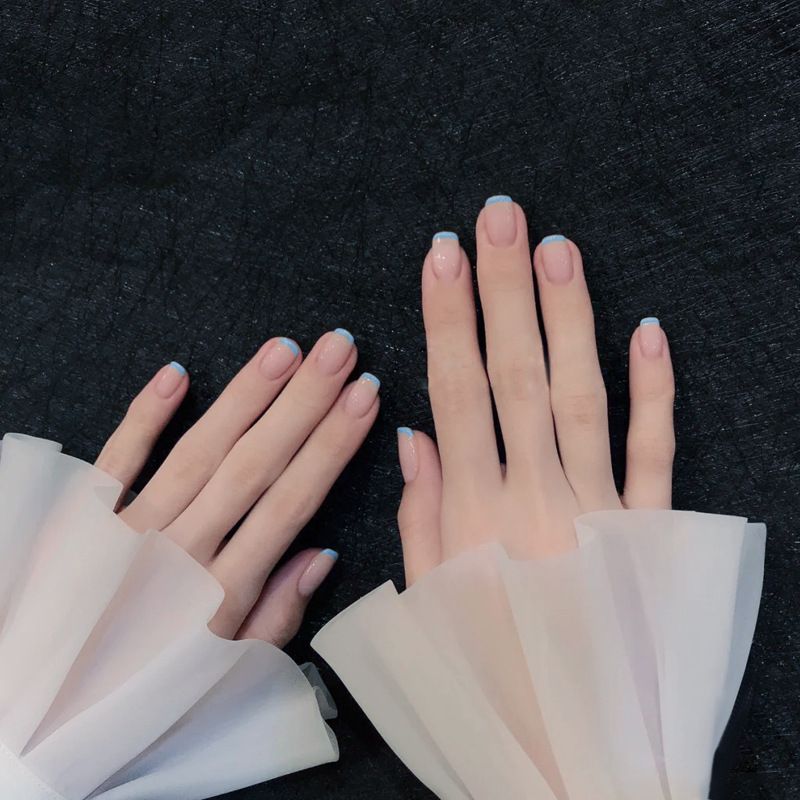 2020 Nuovo adesivo 3D finito staccabile francese falso chiodo indossabile clip S116_voghion.com