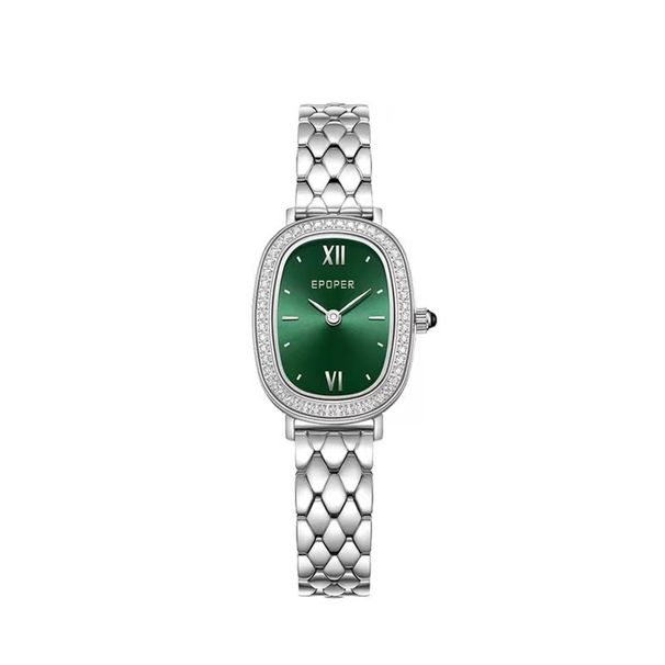 Women's Watches Fashion Light Luxury Oval Diamond Fritillaria Compact High-end Watch Waterproof Temperament Simple Women's Quartz Watch_voghion.com