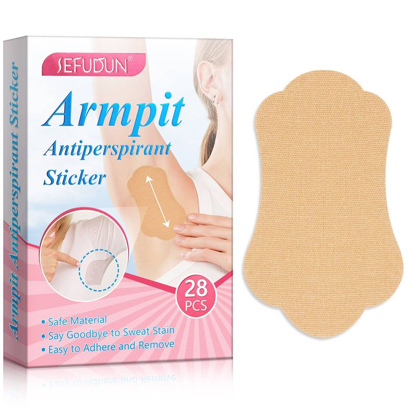 28 almohadillas para el sudor de las axilas, almohadillas invisibles autoadhesivas de algodón antitranspirantes absorbentes antitranspiración para mujeres y hombres_voghion.com