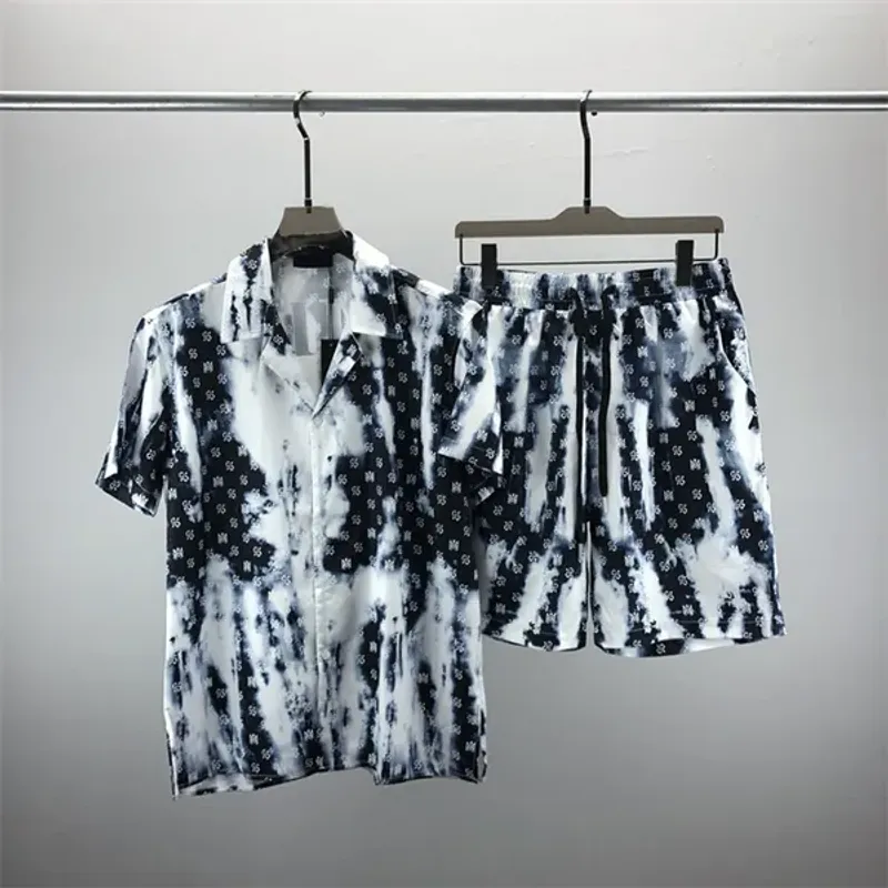2 Zomermode Heren Trainingspakken Hawaii Strandbroeken Set Designer Overhemden Bedrukking Vrijetijdshemd Heren Slim Fit The Board Of_voghion.com