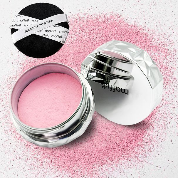 Poudre MAFFICK Feather Soft Makeup Poudre Libre Série Rose Contrôle du Sébum Longue Tenue Anti-Transpiration Sans Maquillage Maquillage Naturel Poudre Libre_voghion.com