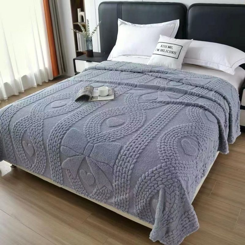 Couverture polaire Tuff, couleur unie, multifonctionnelle, pour canapé, climatisation, lit_voghion.com